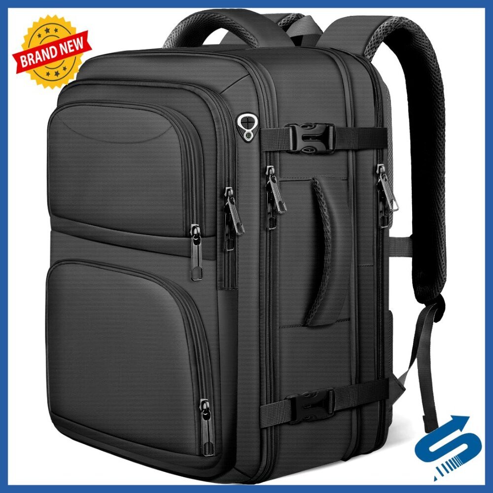 Expandable Travel Backpack TSA Approved Laptop Bag Lightweight Business Luggage